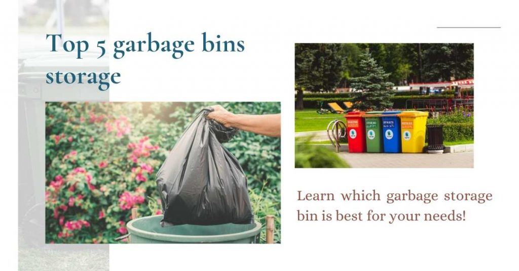 garbage bins storage